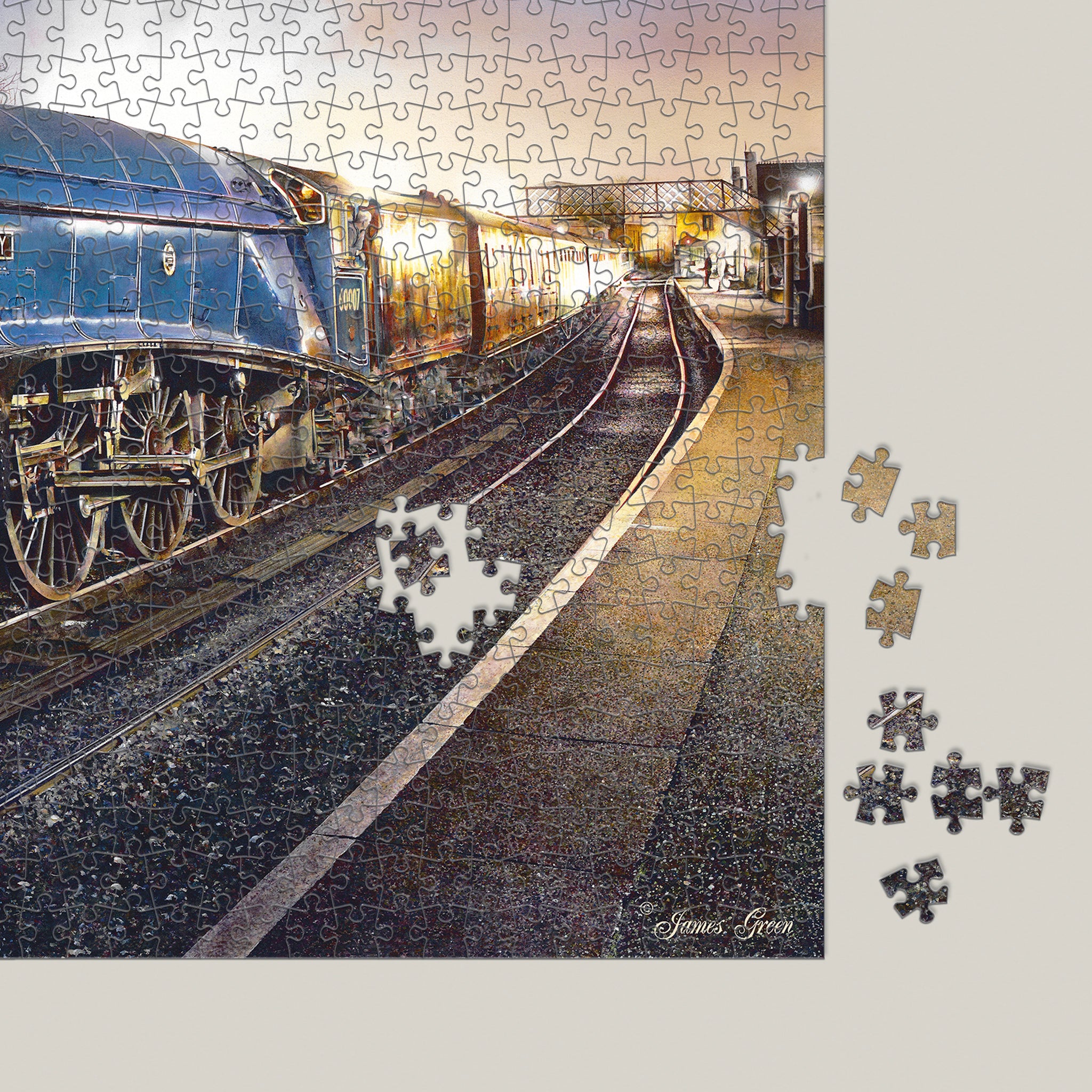 Sir Nigel Gresley Jigsaw Puzzles by James Green GRA