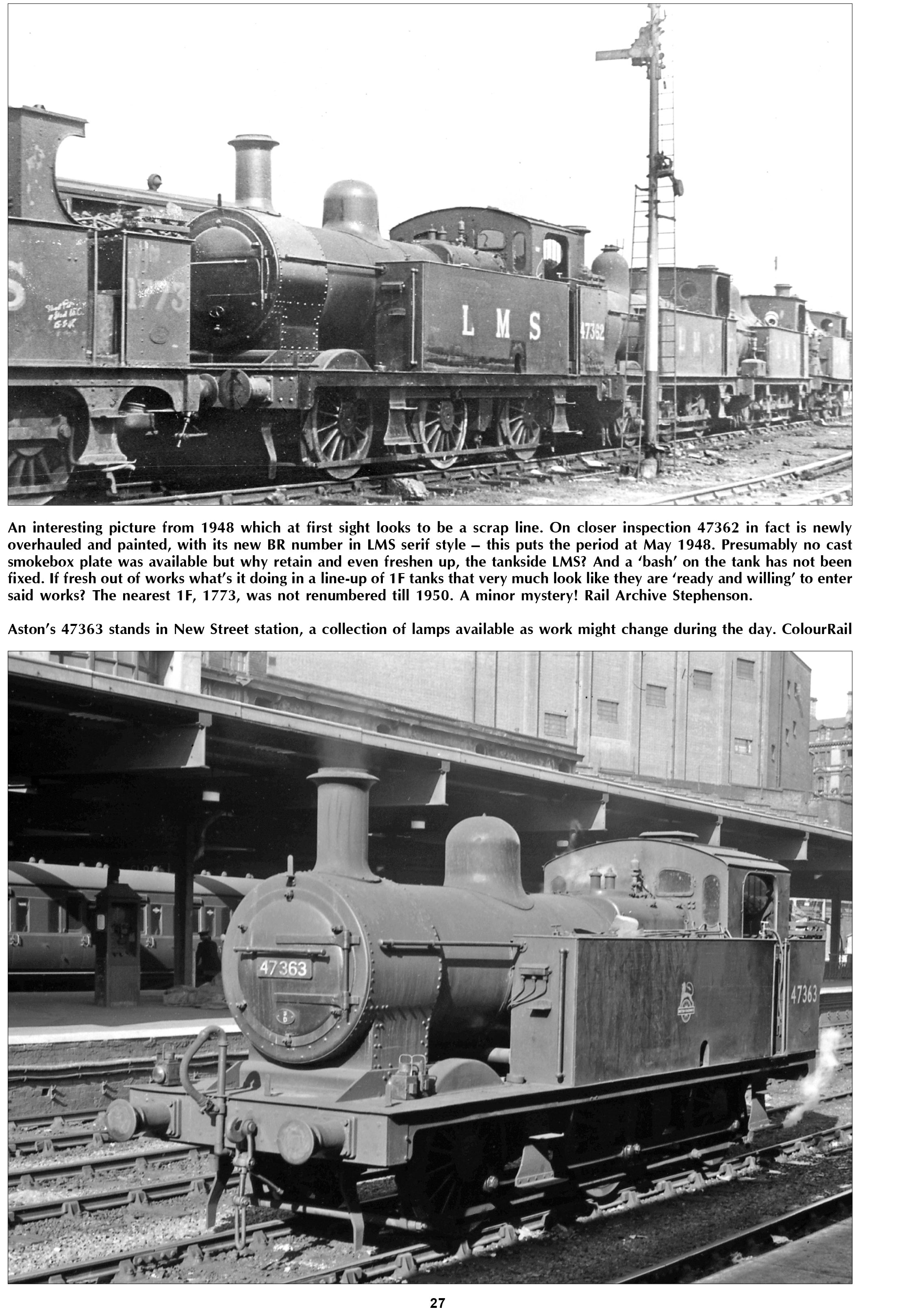 The Joy of Jinties: The 3F 0-6-0Ts of the LMS and BR, 1924-1967 Part 2: 47340-47459