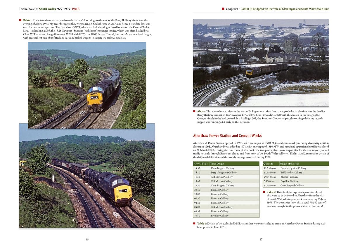 The Railways of South Wales 1975-1995 Part 3: The Cardiff to Fishguard Main Line and its Branches