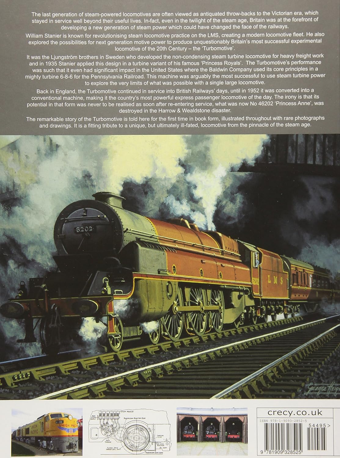 50% OFF RRP is £27.95 The LMS Turbomotive: From Evolution to Legacy