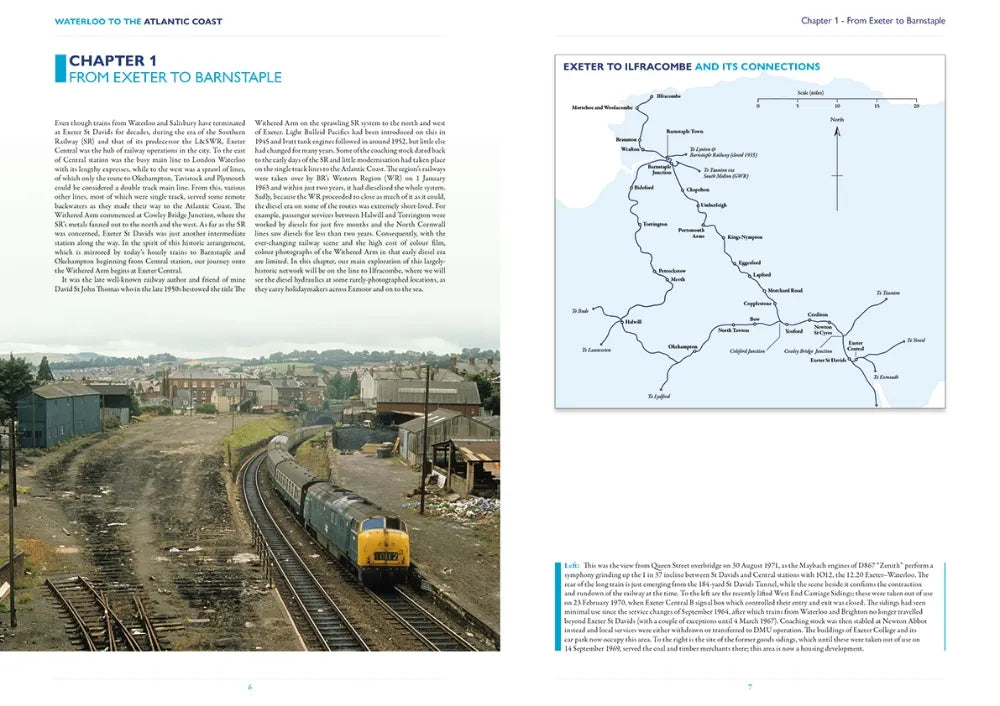 Waterloo to the Atlantic Coast During the Diesel Era Part 2: Exeter to the Atlantic Coast