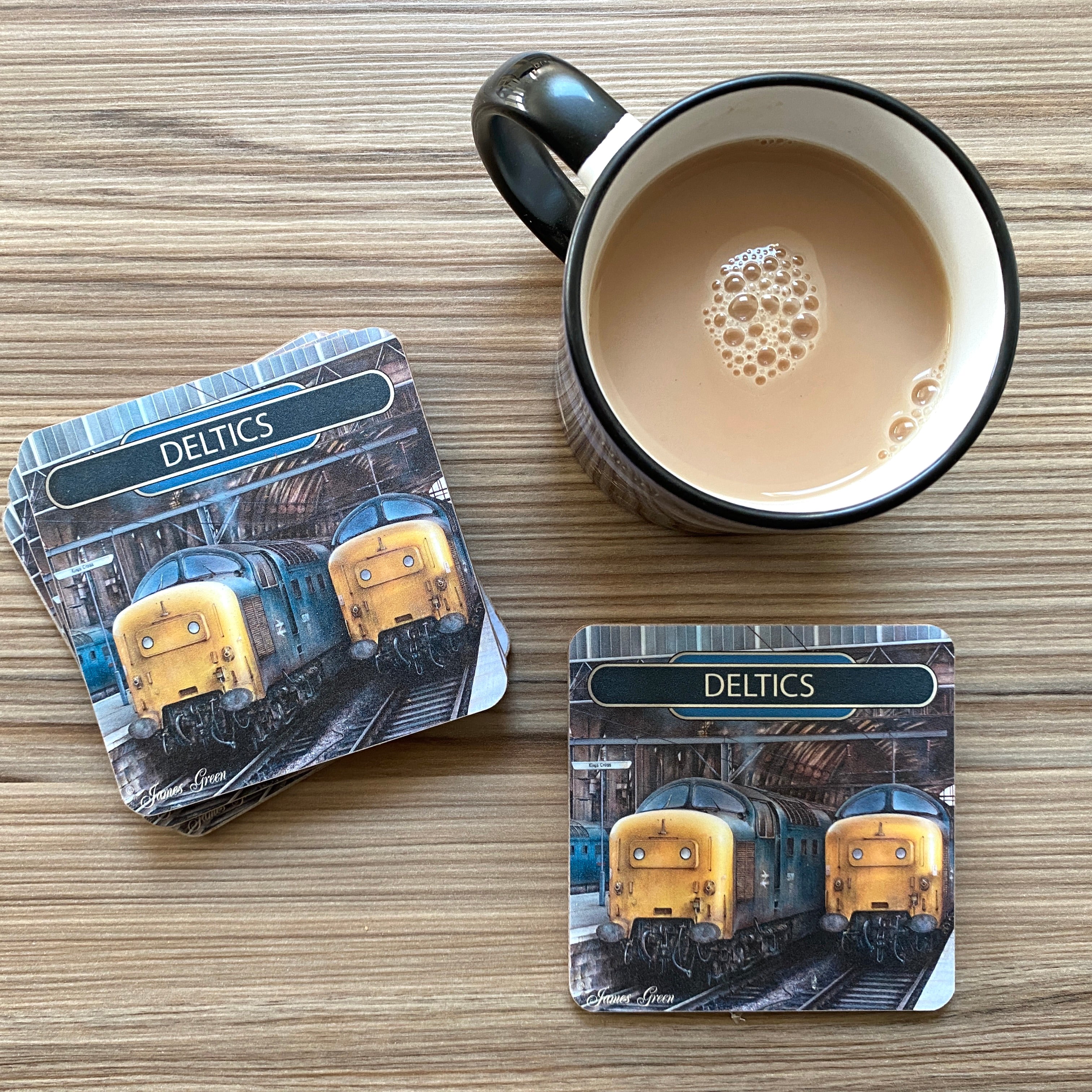 15% OFF RRP is £3.50 Deltics at King's Cross COASTER