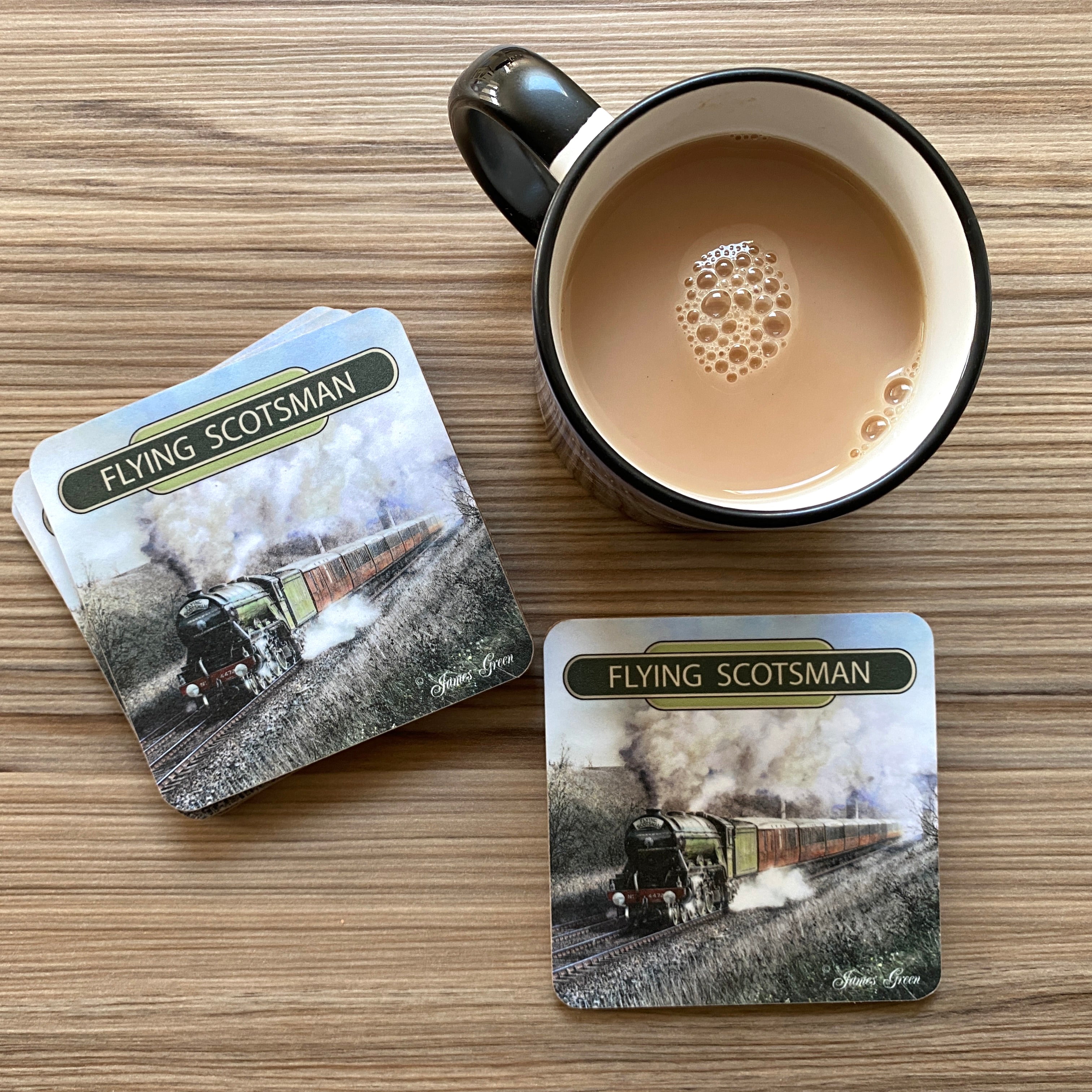 15% OFF RRP is £3.50 Flying Scotsman COASTER