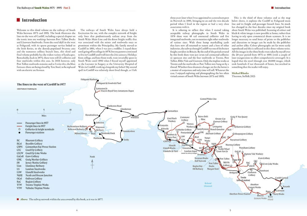 The Railways of South Wales 1975-1995 Part 3: The Cardiff to Fishguard Main Line and its Branches