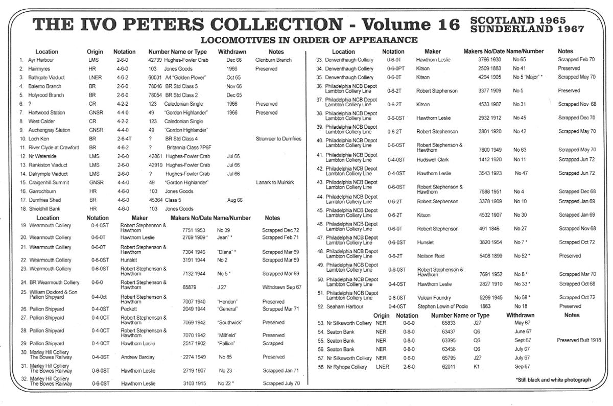 DVD Ivo Peters Volume 16: – Scotland 1965 – Sunderland 1967