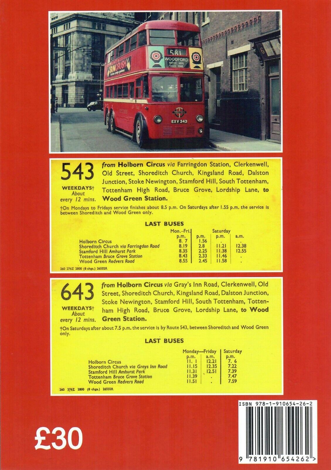 Trolleybuses in East Central London